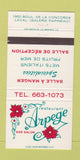 Matchbook Cover - Restaurant Arpege Laval QC 30 Strike