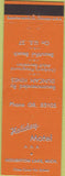 Matchbook Cover - Holiday Motel Houghton Lake MI