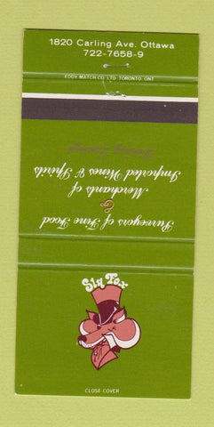 Matchbook Cover - Sly Fox Ottawa ON 30 Strike