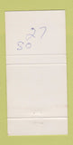 Matchbook Cover - The Q Club Toronto ON 30 Strike