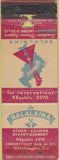 Matchbook Cover - Balalaika Russian Washington DC WORN
