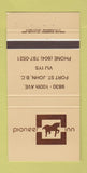 Matchbook Cover - Pioneer Inn Fort St John BC 30 Strike