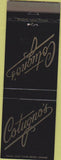Matchbook Cover - Contugno's  Hillside IL