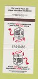 Matchbook Cover - St Paul Pub Montreal QC 30 Strike