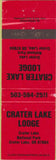 Matchbook Cover - Crater Lake Lodge OR