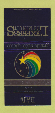 Matchbook Cover - L' Express De Minuit Grand Allee QC 30 Strike