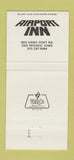 Matchbook Cover - Airport Inn Des Moines IA 30 Strike