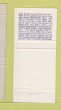 Matchbook Cover - Barkerville BC Gold Scales 30 Strike