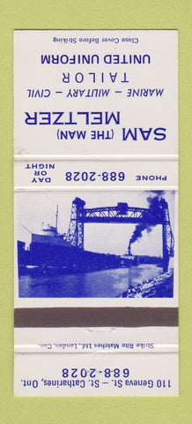 Matchbook Cover - Sam Meltzer Tailor St Catharines ON 30 Strike