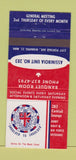 Matchbook Cover - Army Navy Air Force Veterans Winnipeg MB 30 Strike