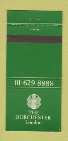 Matchbook Cover - Dorchester Hotel? London UK 30 Strike