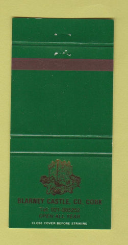 Matchbook Cover - Blarney Castle Cork UK 30 Strike