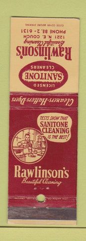 Matchbook Cover - Rawlison's Cleaners Portland OR