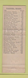 Matchbook Cover - Bird's Motel Tacoma WA
