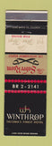 Matchbook Cover - Winthrop Hotel Tacoma WA
