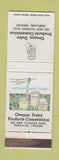 Matchbook Cover - Oregon Dairy Products Commission Portland OR