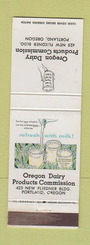 Matchbook Cover - Oregon Dairy Products Commission Portland OR