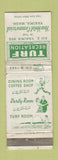 Matchbook Cover - Turf Recreation Yakima WA WORN