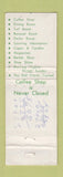 Matchbook Cover - Turf Recreation Yakima WA WORN