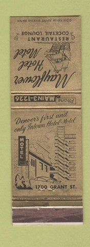 Matchbook Cover - Mayflower Hotel Denver Colorado WEAR