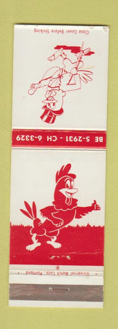 Matchbook Cover - Red Rooster Drive In Portland OR