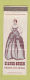 Matchbook Cover - Silver Queen Casino Virginia City NV girlie WEAR