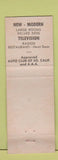 Matchbook Cover - Silver Spruce Motel Ventura CA