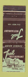 Matchbook Cover - Trail Restaurnt Cheyenne WY WEAR