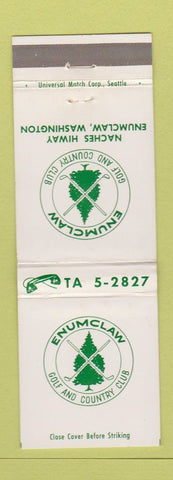 Matchbook Cover - Enumclaw Golf Country Club WA
