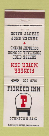 Matchbook Cover - Pioneer Inn Reno NV