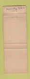Matchbook Cover - Jo Daviess Livestock Warren IL low phone #