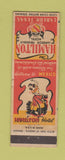 Matchbook Cover - Hamilton Hotel Laredo TX girlie