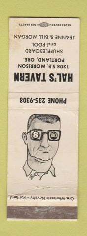 Matchbook Cover - Ha's Tavern Portland OR shuffleboard billiards WEAR