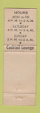 Matchbook Cover - Canton Grille Chinese Restaurant