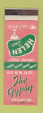 Matchbook Cover - The Gypsy Portland OR restaurant