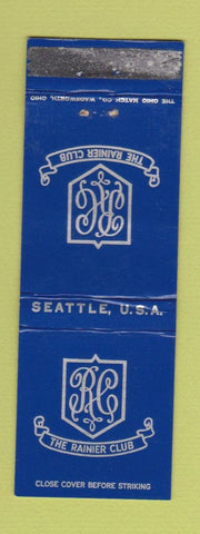 Matchbook Cover - Rainier Club Seattle WA WEAR