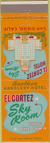 Matchbook Cover - El Corez Hotel San Diego Ca