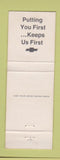 Matchbook Cover - Hutchins Chevrolet Buick Fillmore UT WEAR