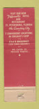 Matchbook Cover - Toffenetti Restaurant ST Petersburg FL Chicago New York City