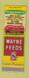 Matchbook Cover - Wayne Feeds Pleasant Corners WORN