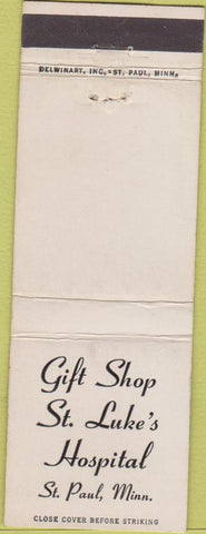 Matchbook Cover - St Lukes Hospital ST Paul MN gift shop
