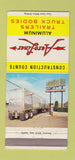 Matchbook Cover - Aero Liner Aluminum Truck Trailers Spokane WA 30 Strike