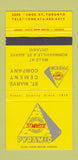 Matchbook Cover - St Marys Portland Cement Toronto ON 30 Strike