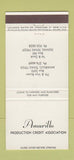 Matchbook Cover - Amarillo Production Credit Dumas TX 30 Strike