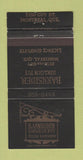 Matchbook Cover - Barnsider Sirloin Pit Montreal QC 30 Strike