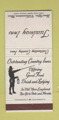 Matchbook Cover - Treadway Inns Williamstown MA 30 Strike