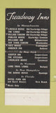Matchbook Cover - Treadway Inns Williamstown MA 30 Strike