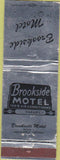 Matchbook Cover - Brookside Motel Alexandria VA