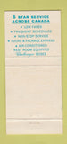 Matchbook Cover - Greyhound Bus Canada 30 Strike