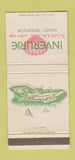 Matchbook Cover - Inverurie Hotel Paget Bermuda WEAR 30 Strike